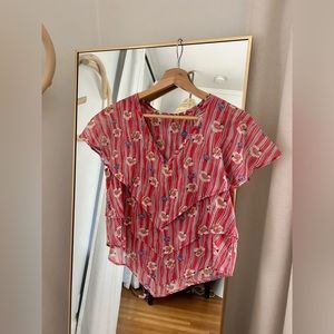 Breezy 70’s summer top.